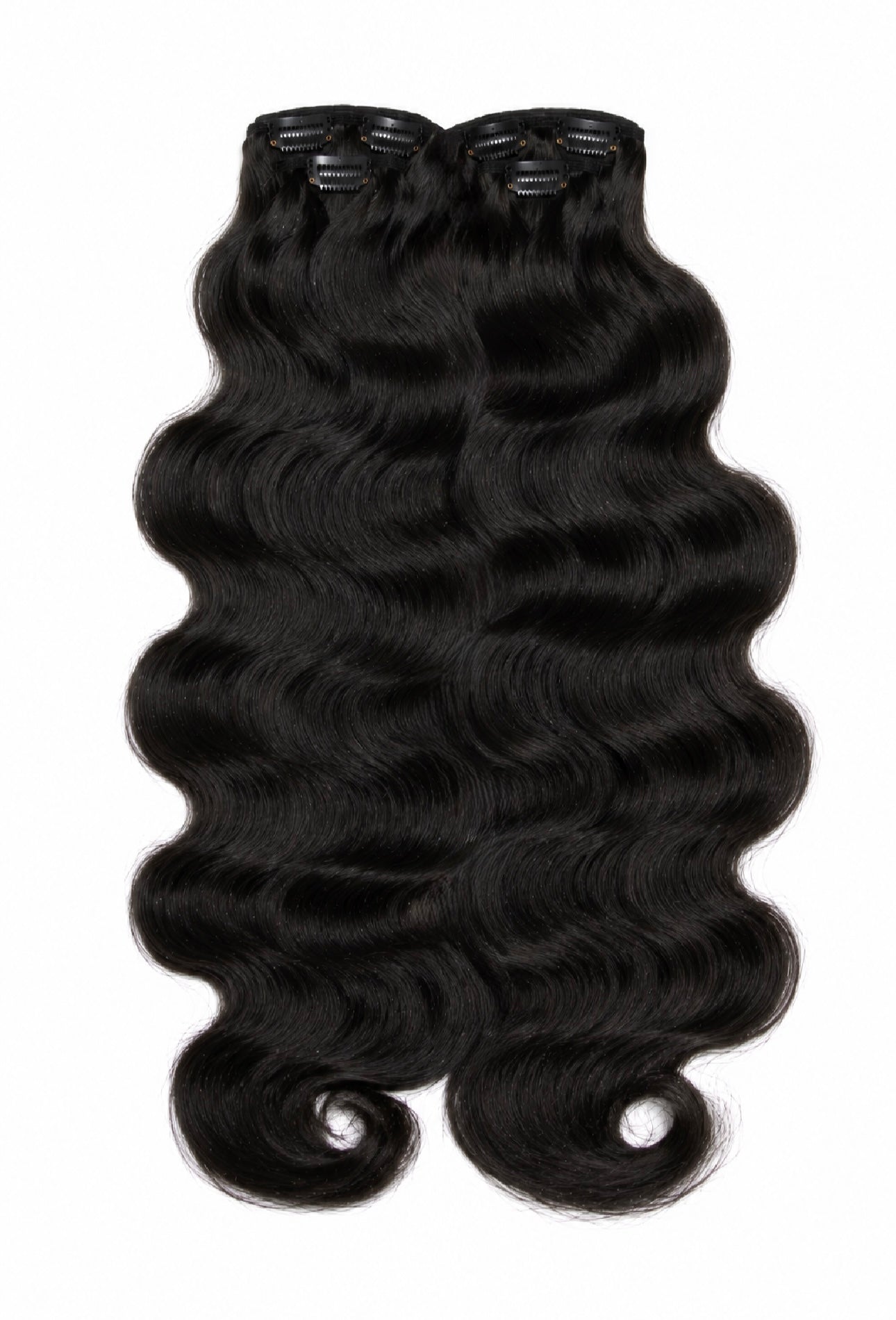 Body wave clip in set